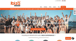 Desktop Screenshot of ibiza-experience.com